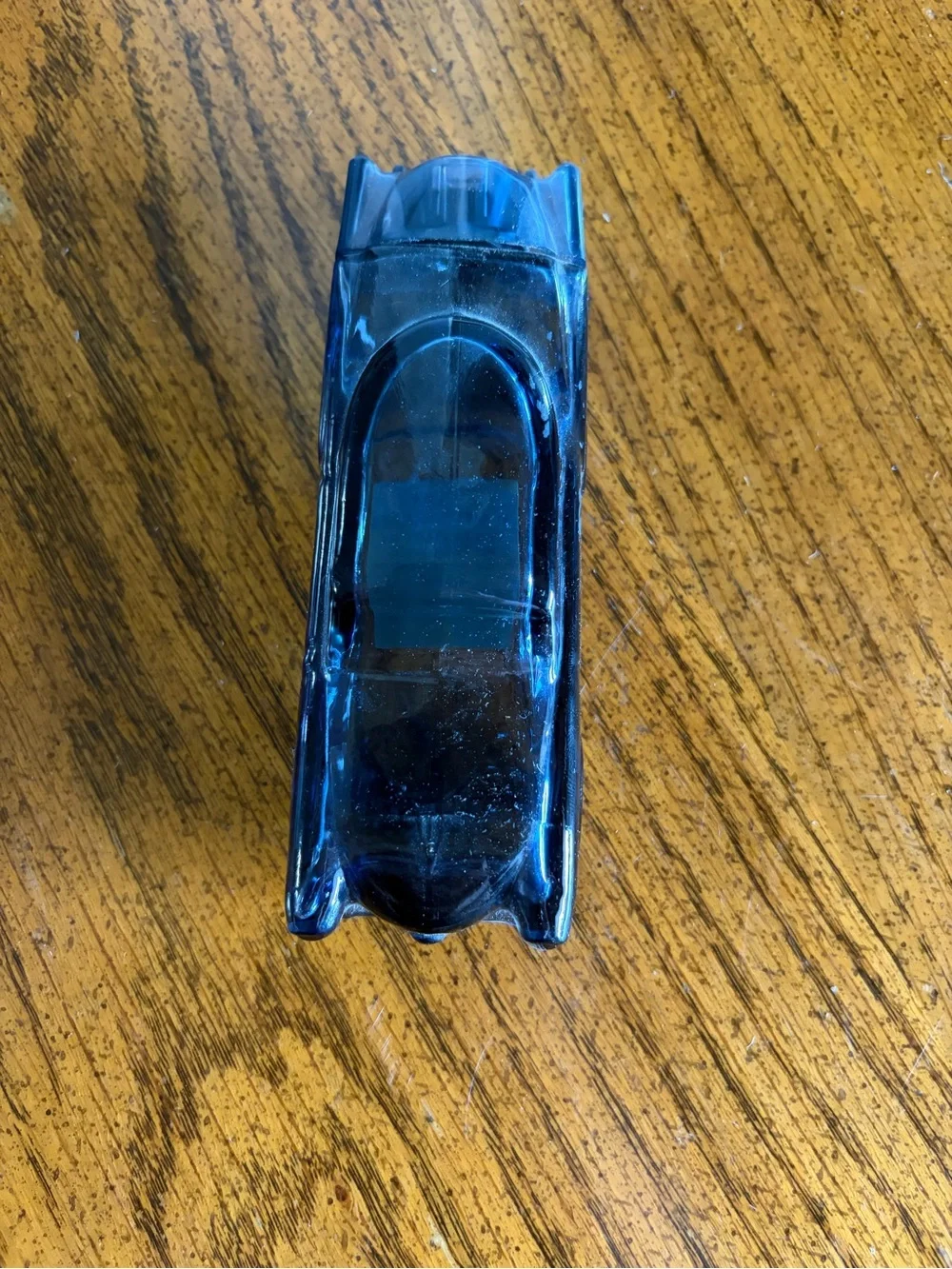 Avon Blue Glass '51 Studebaker' Wild Country After Shave Bottle